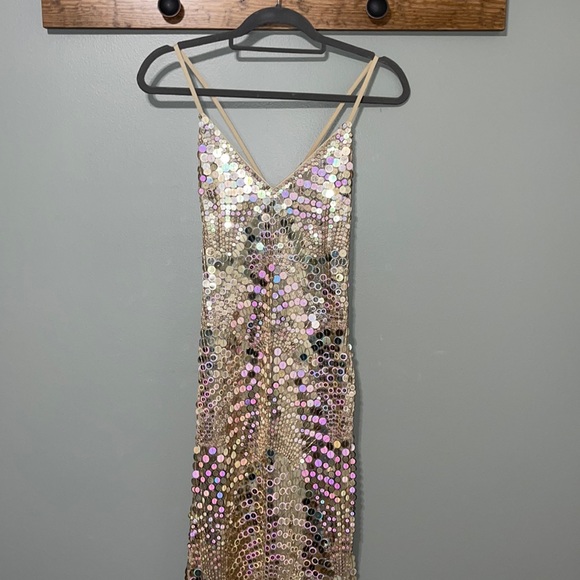 NBD x REVOLVE Ember Gown in Iridescent Gold
X by NBD sequin dress - Picture 2 of 10